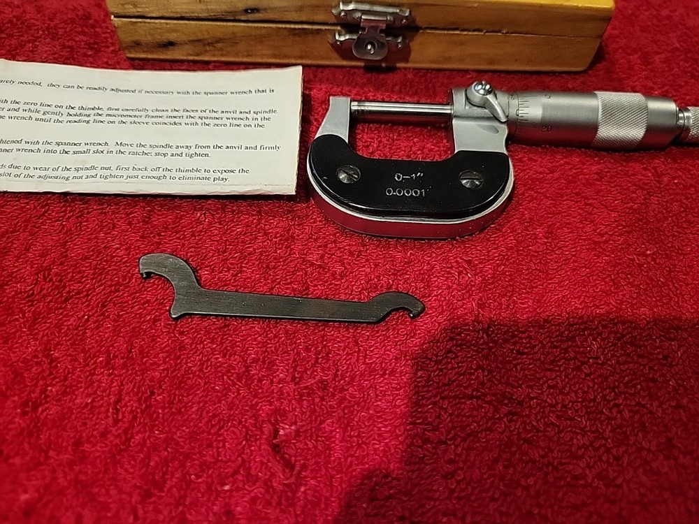 LYMAN 0-1” RELOADERS MICROMETER COMPLETE RELOAD AMMO