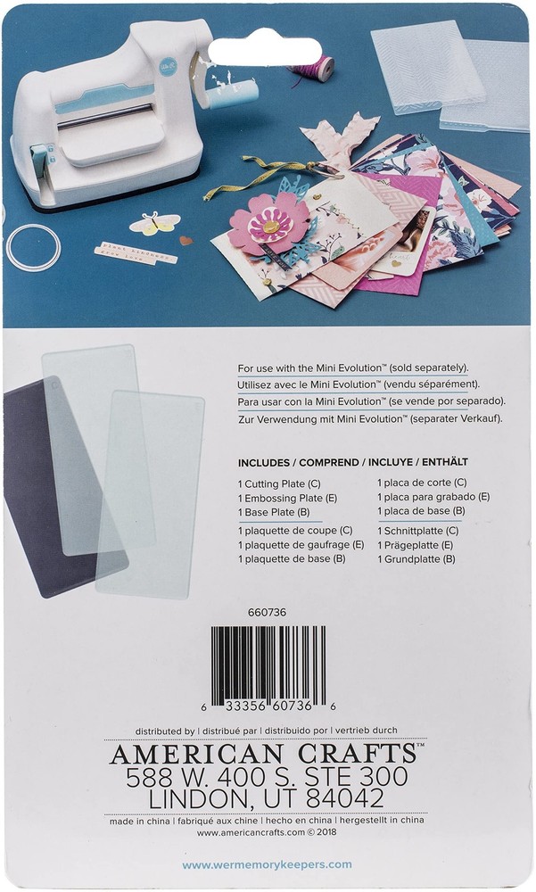 3 PCS Mini Evolution Replacement Plates Fits 661629 And 60000003