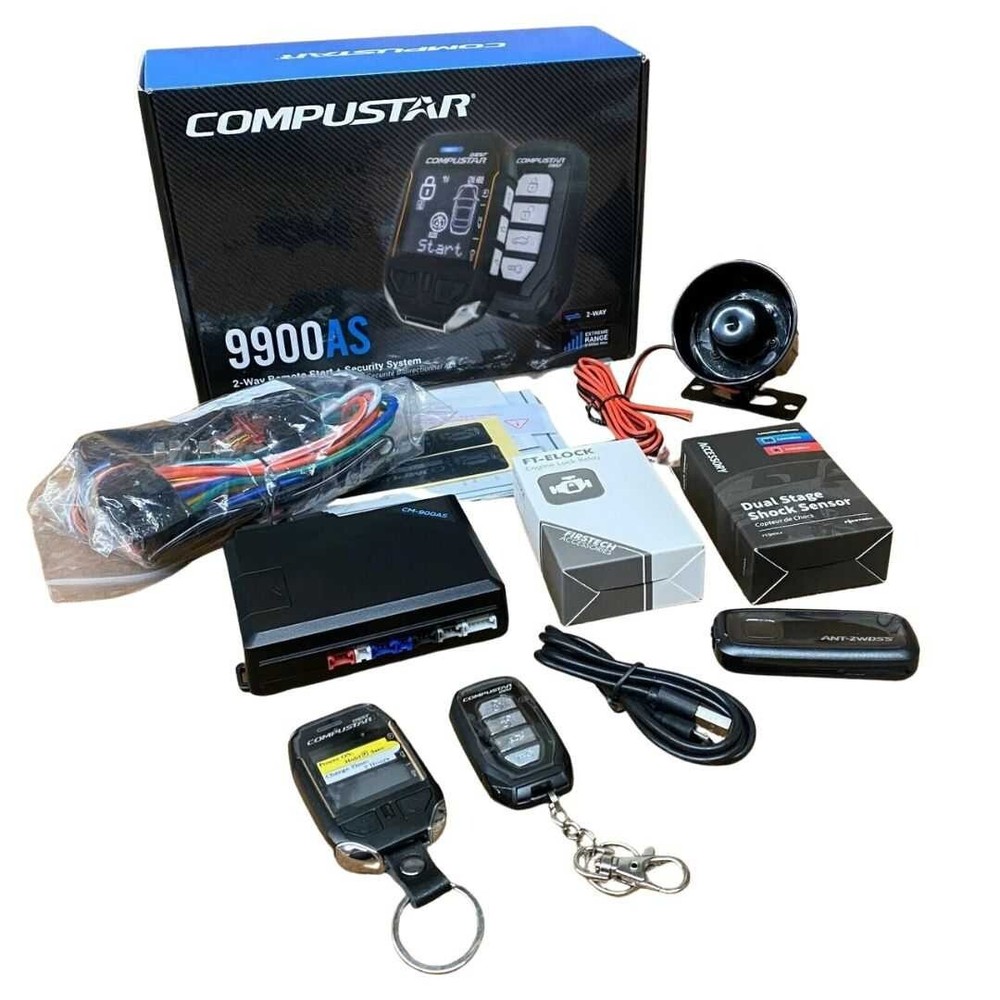 CS9900AS Compustar 2-Way Pageing Remote Start + Security Alarm System + Blade-AL
