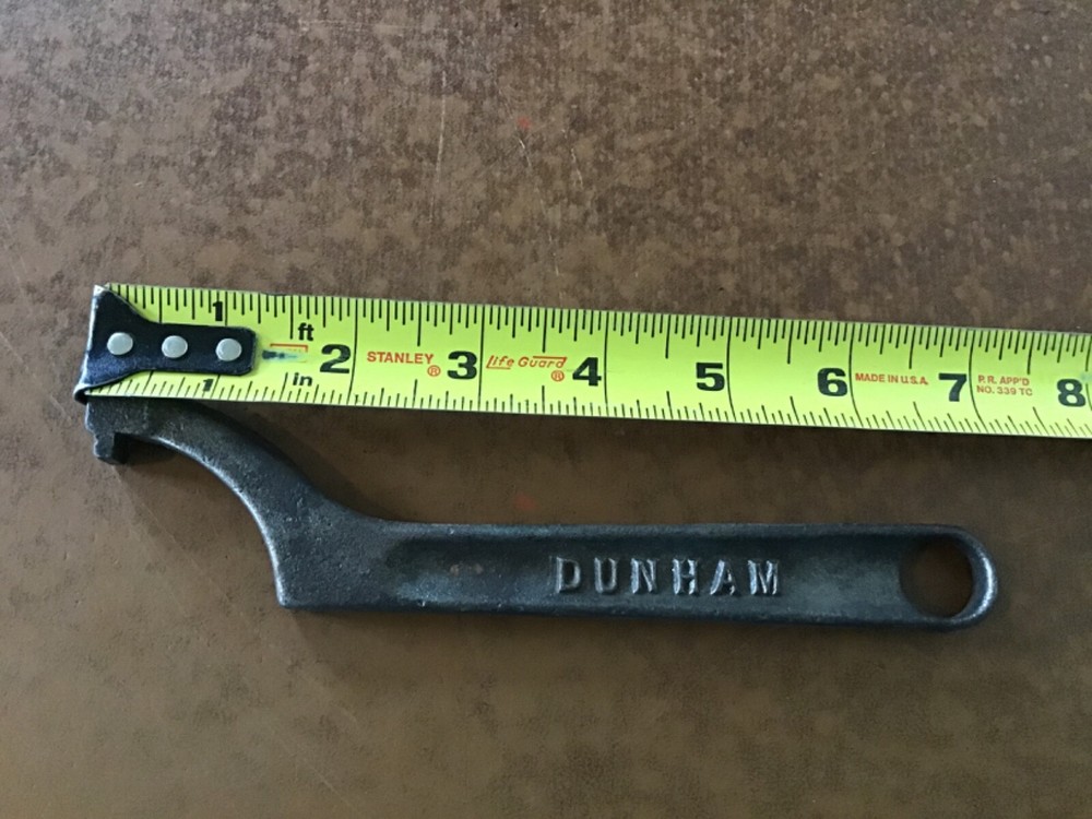 Vintage Dunham Spanner Wrench ~ 3263