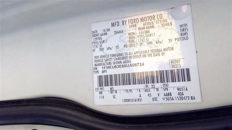 AC Compressor 6 Cylinder Fits 06-10 EXPLORER 752971