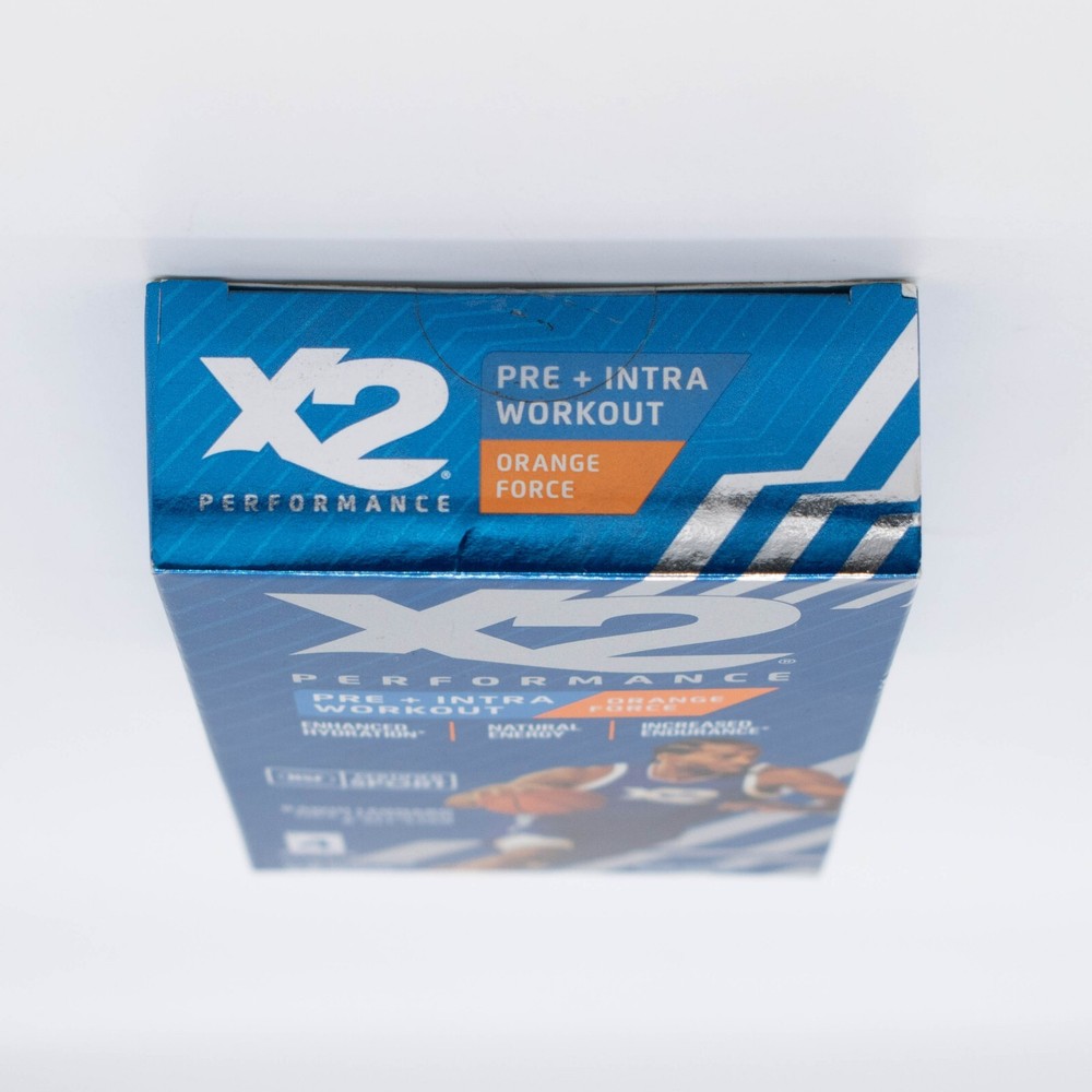 Performance Pre + Intra Workout Powder Orange Force Drink Mix Packets