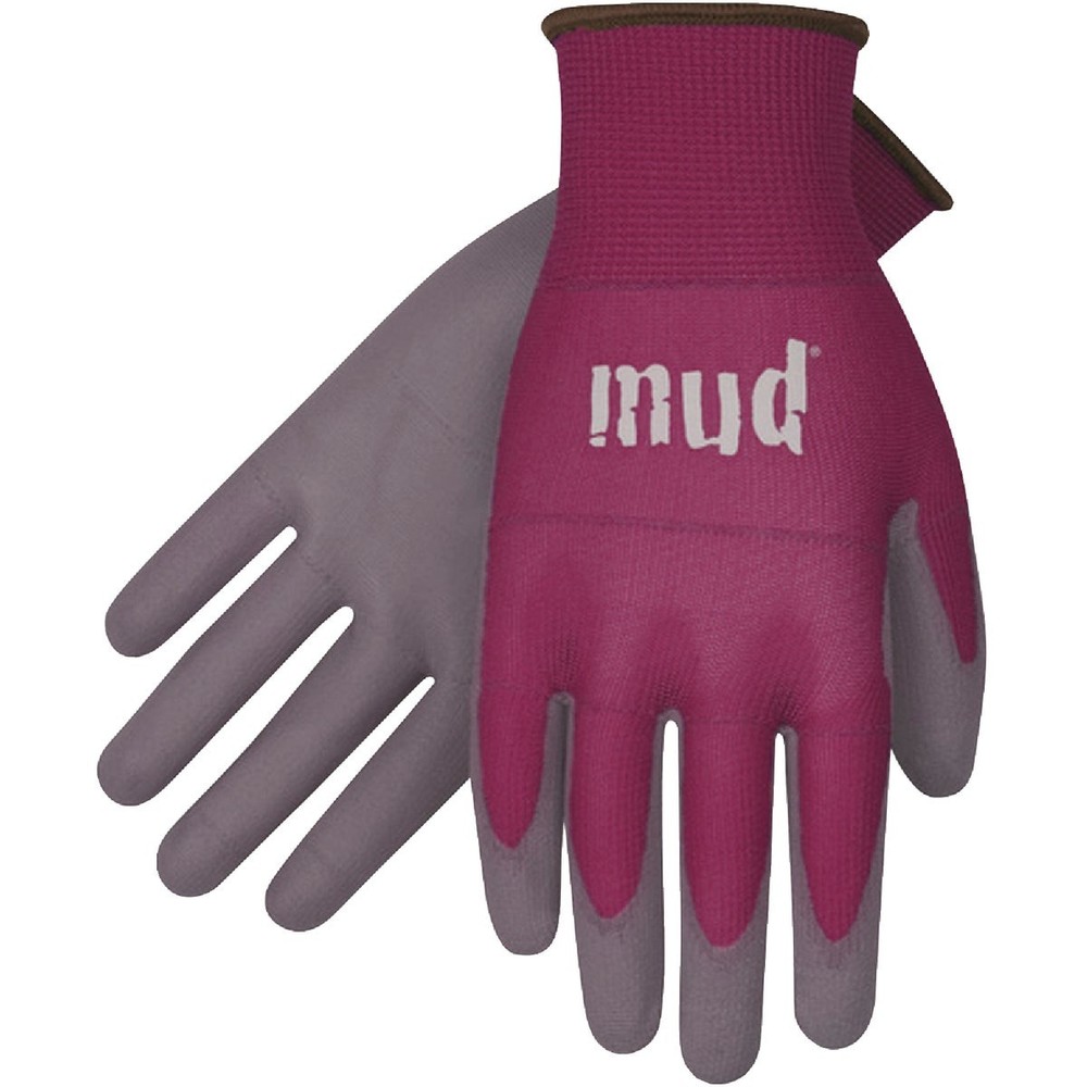 Smart Mud Women's Medium Polyester Raspberry Garden Glove 028R/M Mud 028R/M M