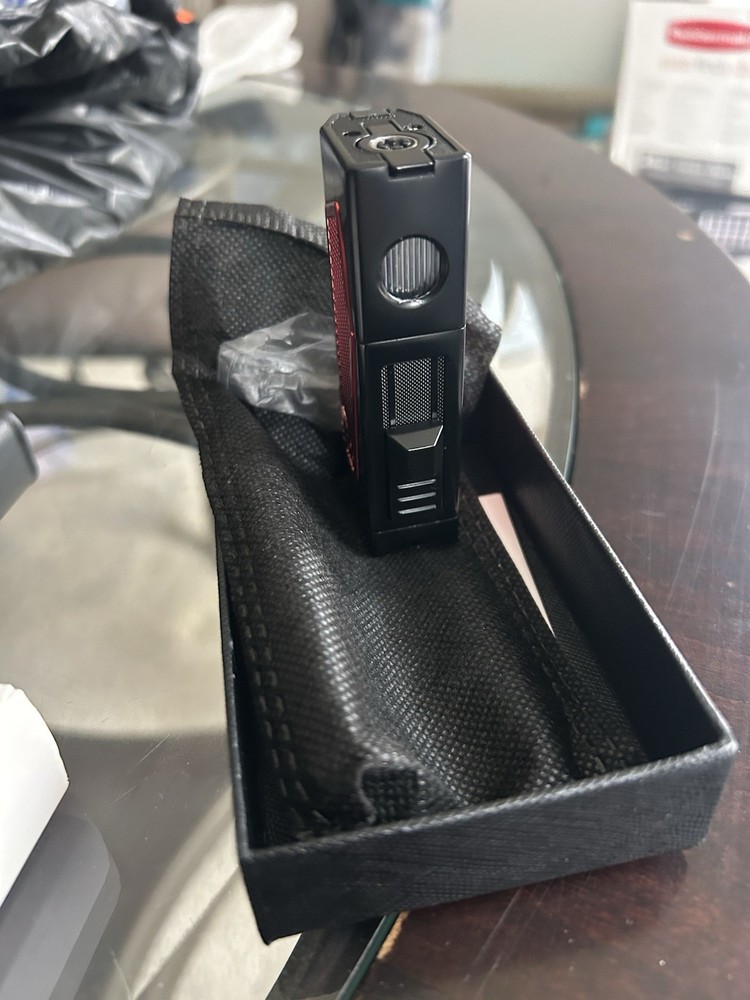 Cigar, Torch, Red And Black