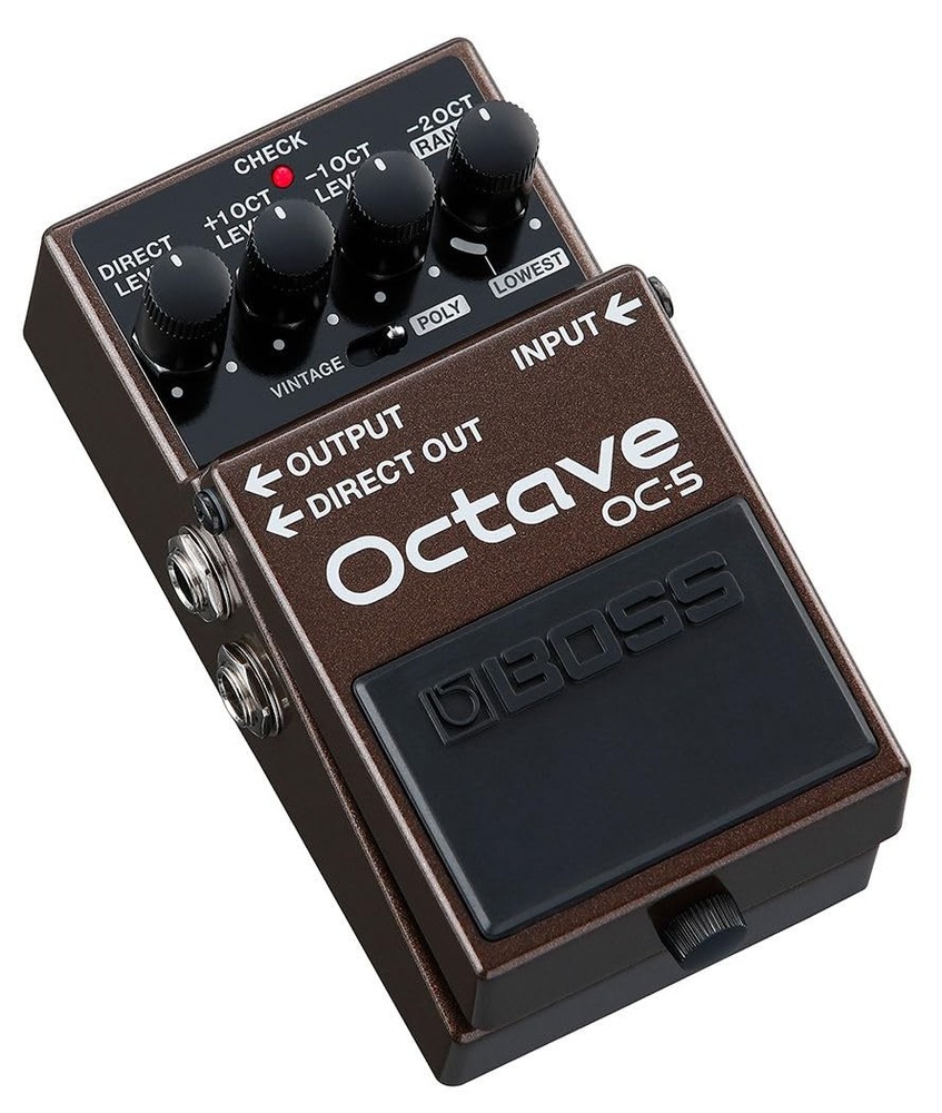 Boss OC-5 Octave Guitar Effects Pedal Poly Vintage Mode Compact