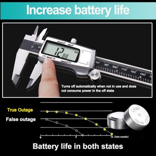 Digital Caliper, Caliper Measuring Tool, Micrometer Dial Vernier KY-21B