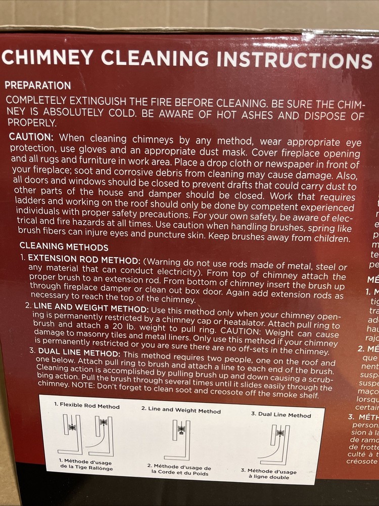 Chimney Cleaning Brush 11” NEW