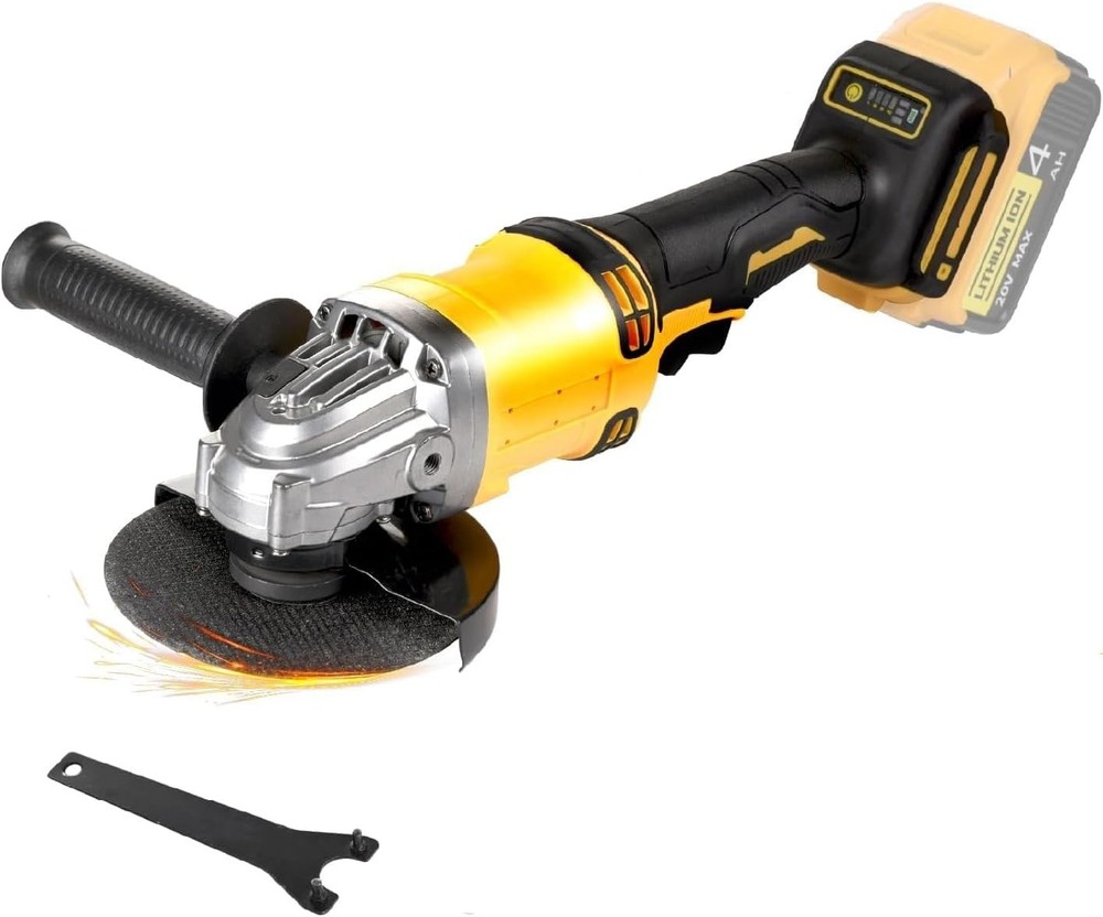 Cordless Angle Grinder (NO Battery) Brushless 4-1/2" Angle Grinder for Cutting