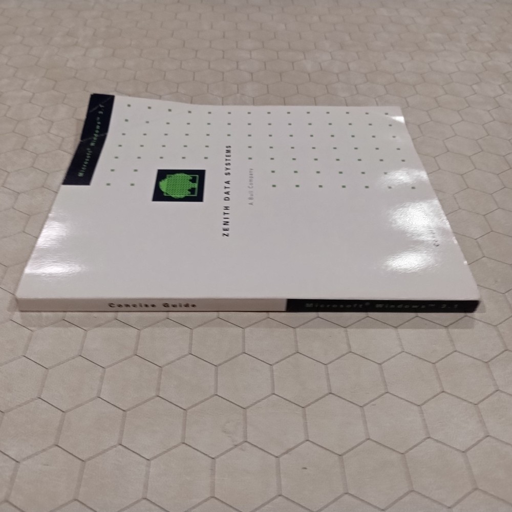 Zenith Data Systems Microsoft Windows 3.1 Concise Guide, 1992
