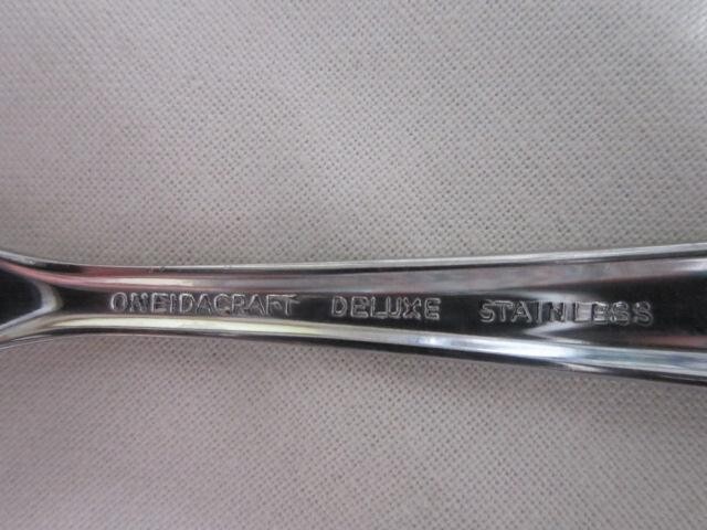 Oneida Craft Stainless Deluxe Flatware - Textura- 6 Teaspoons