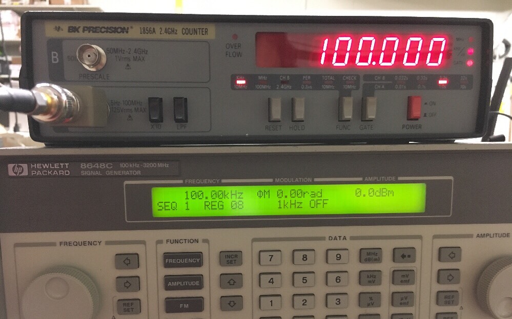 BK Precision 1856A 2.4GHz Counter