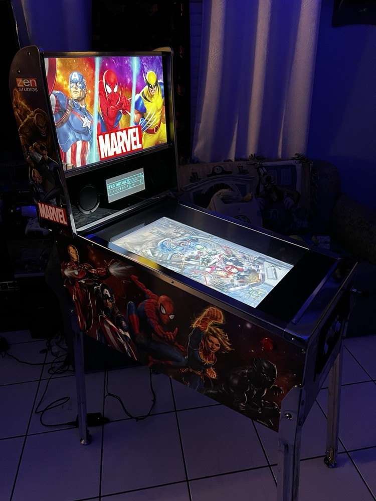 Arcade1up Marvel Pinball - Limited Edition - Perfect Condition - SHIPS FAST!