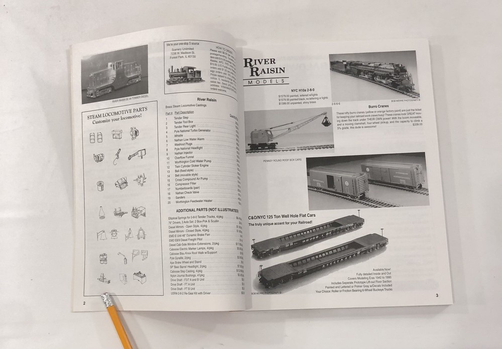 S/Sn3 Scale Model Railroad Catalog And Reference Manual
