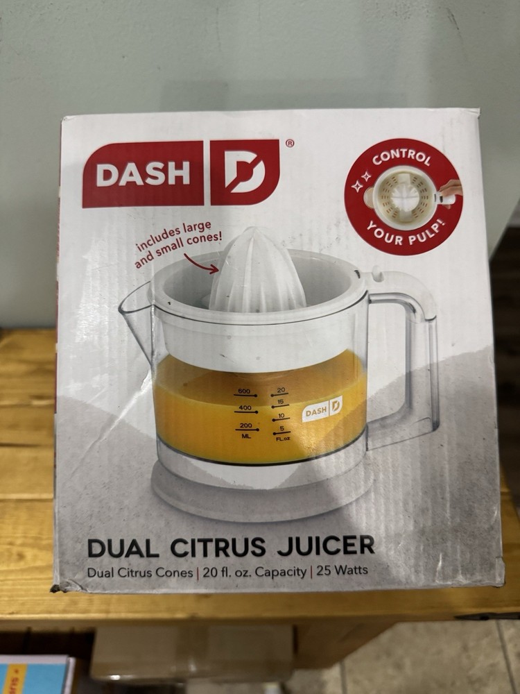 Dash Dual Citrus Juicer MINOR BOX DAMAGE