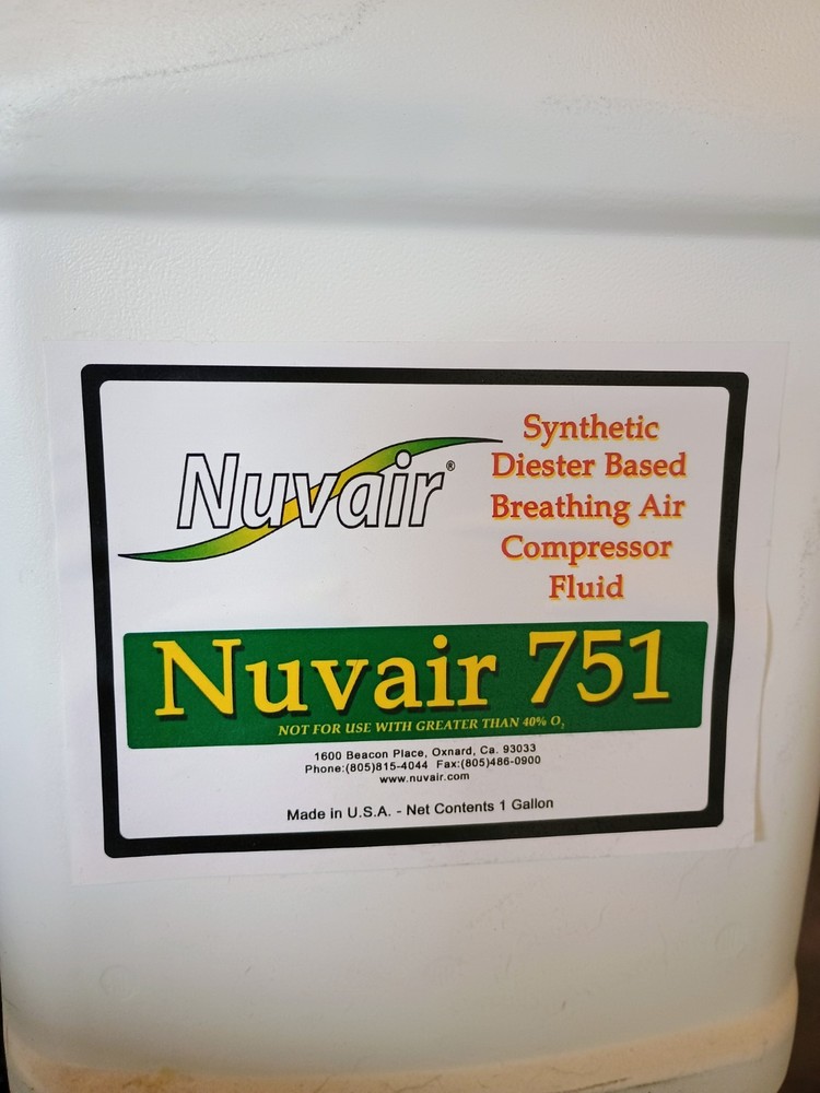 Nuvair 751 Breathing Compressor Oil