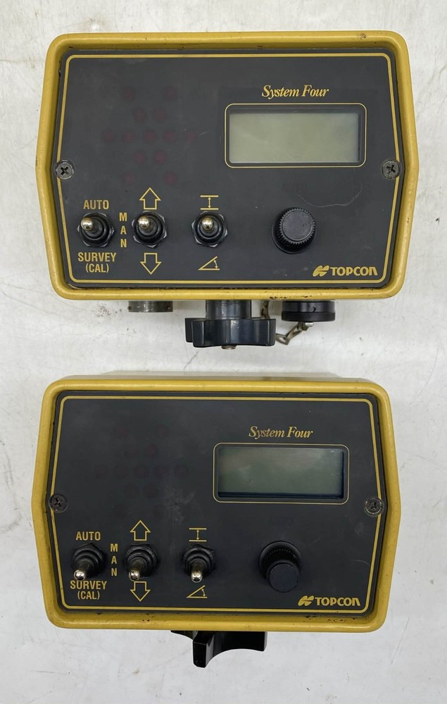TOPCON SYSTEM FOUR 9254 Control Boxes, SONIC TRACKER II 9142 w/ Case ST2, 4