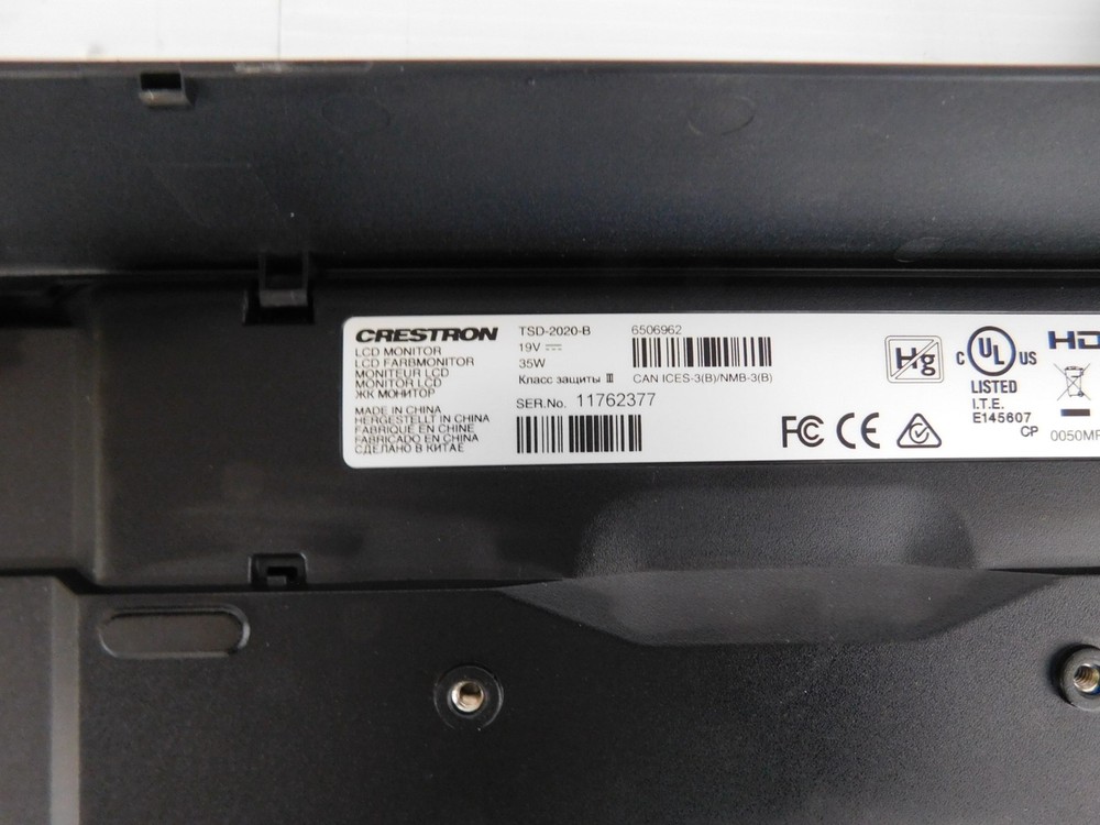 CRESTRON TSD-2020-B TOUCH PANEL (SSP44)