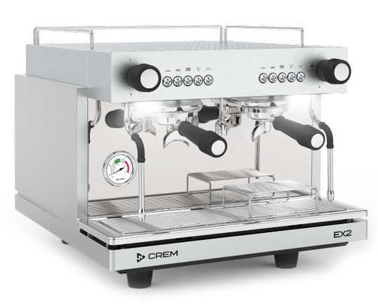 EXPOBAR CREM EX2 2 GROUP COMPACT MAKER ESPRESSO COFFEE MACHINE BRAND NEW WHITE