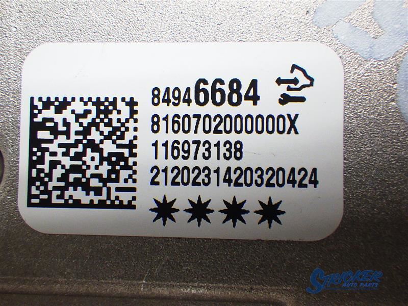 Camera/Projector Camera Front Forward Collision Warning Fits 20 CT5 1141681