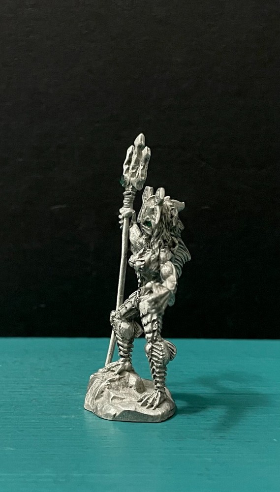 Ridolfi Rawcliffe Pewter Domnu Slithe Trident Sea Fish Human Creature Figurine