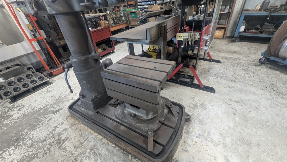 used radial arm drill cincinnati bickford 9"