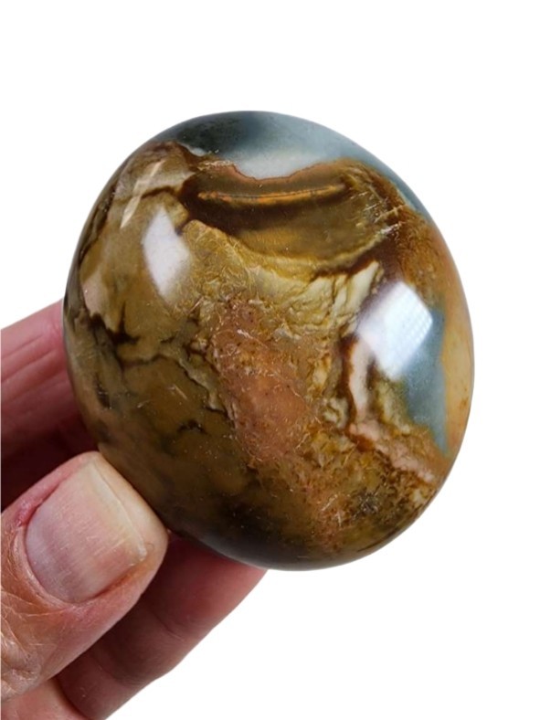 Polychrome Jasper Polished Pebble Madagascar 76.3 grams