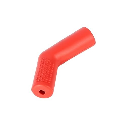 Universal Red Gear Shift Shifter Boot Protector Cover Rubber Pad Cylindrical