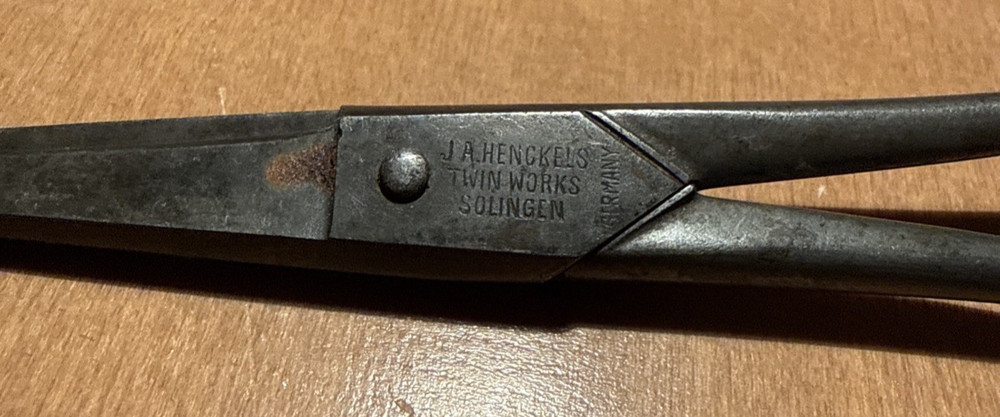 J.A. Henckels Platinum Carbon Steel Scissors 6" - See Description
