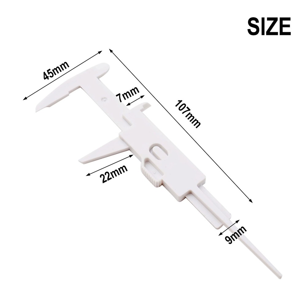 Portable Plastic Vernier Caliper Ruler for Quick and Convenient Measurements