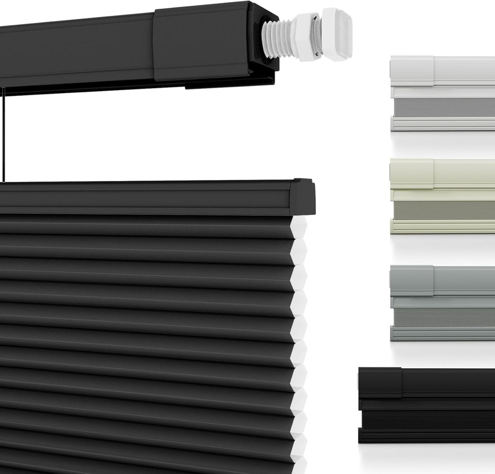 No Drill Top Down Bottom Up Cellular Shades Light Filtering Home Decorators