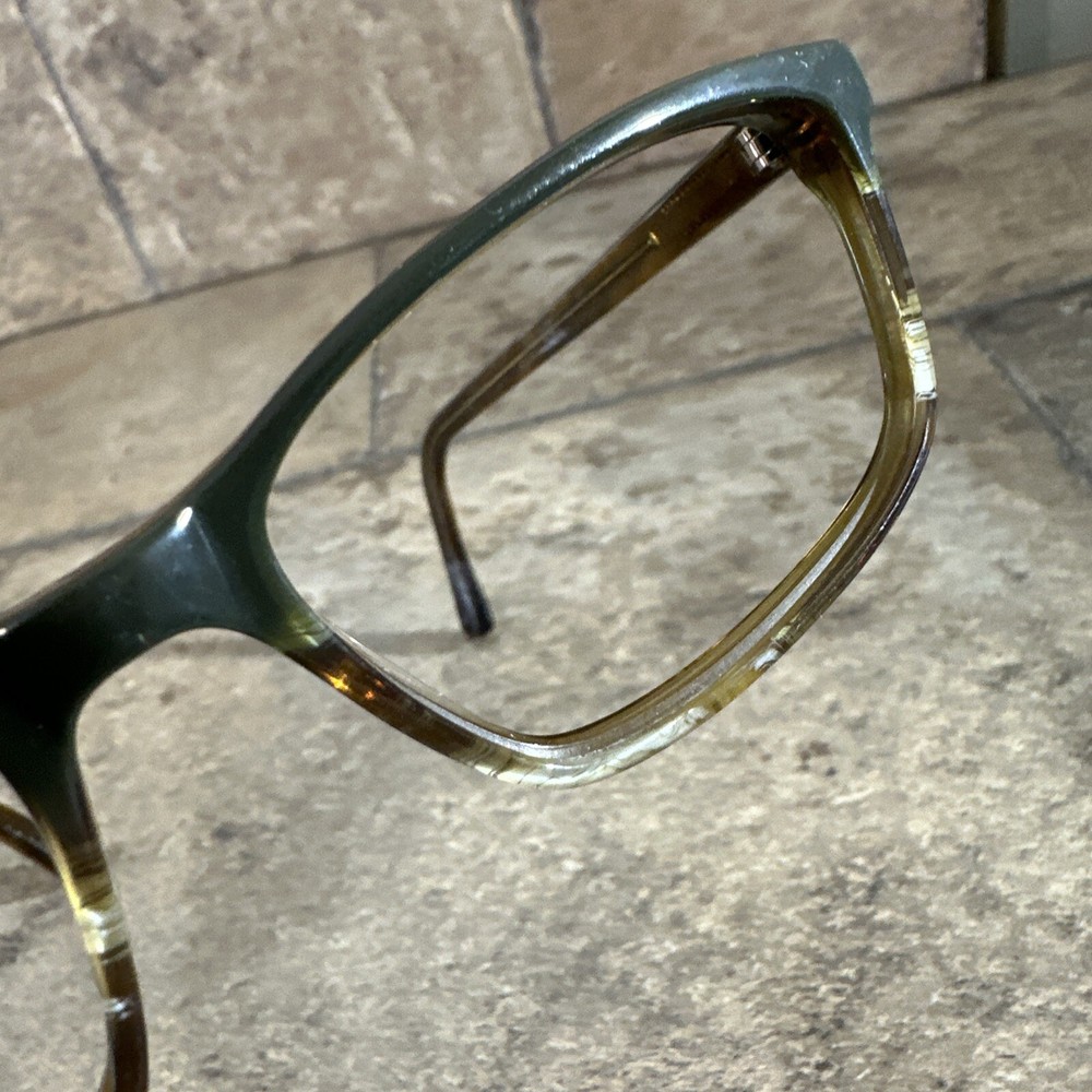 Ogi EVOLUTION Brown Square Eyeglasses Frames Japan 54-22-140-34mm G15