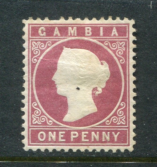 Gambia #6 Victoria 1 P. [Mint Hinged]