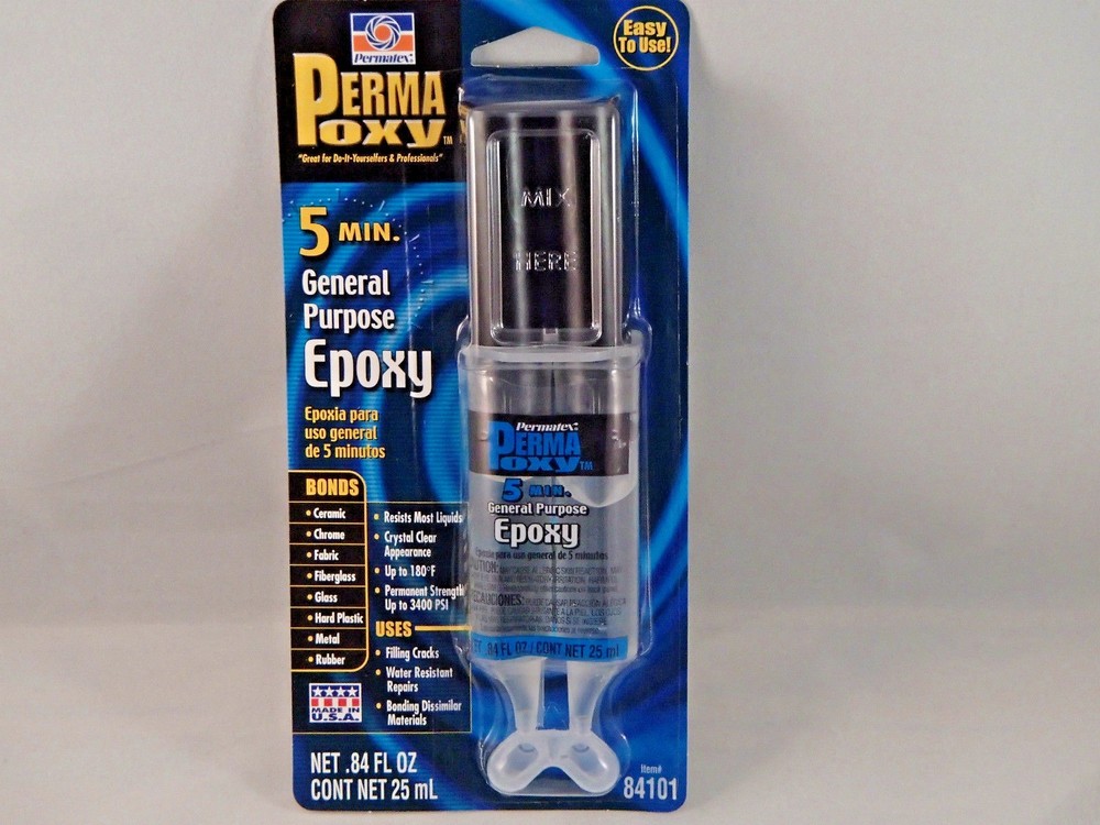 PERMATEX - 84101 CLEAR 5 MIN GENERAL PURPOSE EPOXY