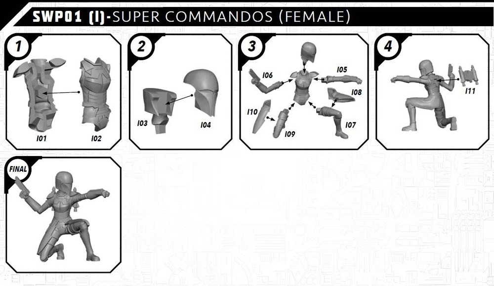 Star Wars Shatterpoint Core Set - Mandalorian Super Commandos *Models & Cards*