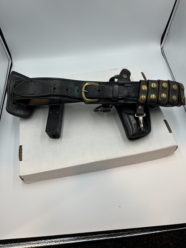 Law Enforcement Utility Belt With Holster And Attachments