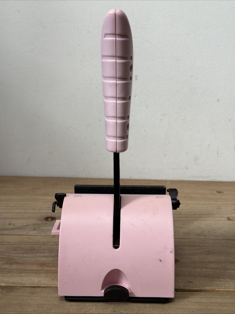 Zutter Bind It All V2.0 Pink Scrapbooking Spiral Binding Machine Used