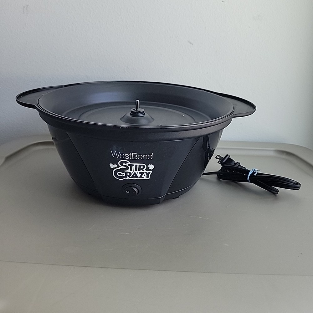 West Bend Stir Crazy 6 Quart Popcorn Maker Corn Popper 82707 - Base Only