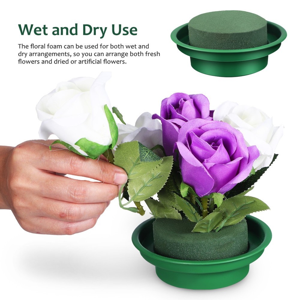 6 Pcs Paste Flower Sponge Blocks Kit Cages for Floral Arrangements