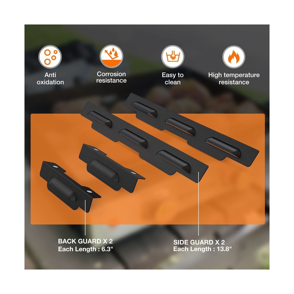 Wind Guards for Blackstone 17“ Griddle Accessories Fit for Blackstone Grid