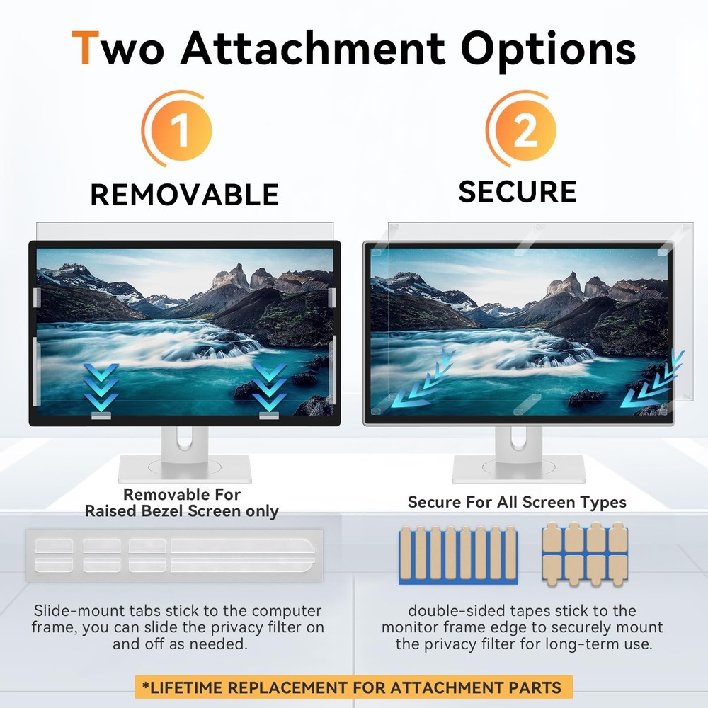 [2-Pack] 22 Inch Computer Blue Light Blocking Screen Protector for 16:10 Wide...