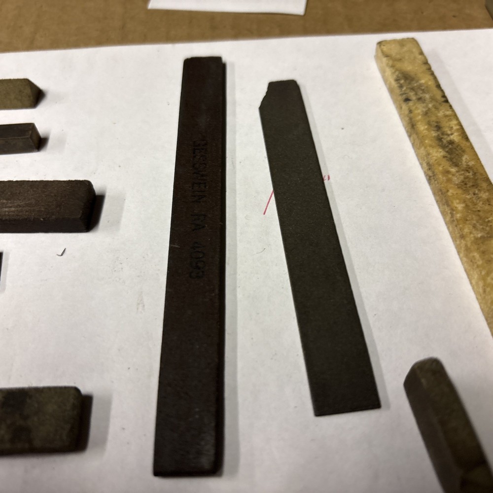 Assortment Of Various Toolmakers Sharpening Stones