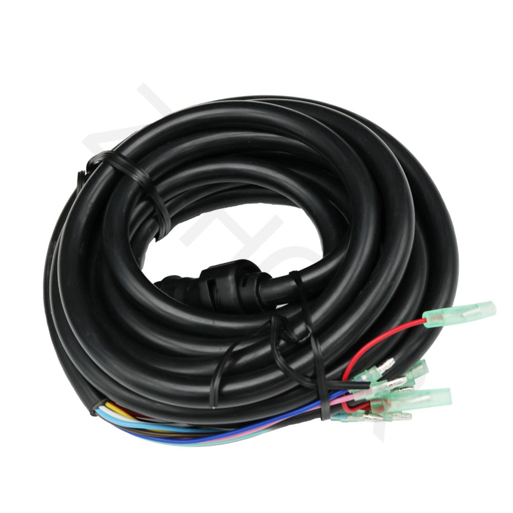 For Yamaha Outboard 10-Pin 703 Remote Control Box Electrical Wire Harness 16Ft