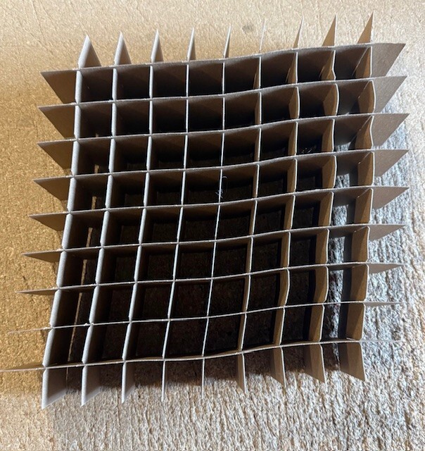 5 Cardboard Divider Grids (no box Included)