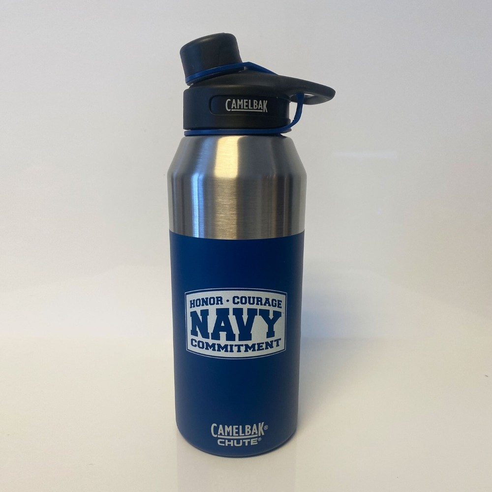 40oz Chute VacSS Blue - Honor Courage Commit