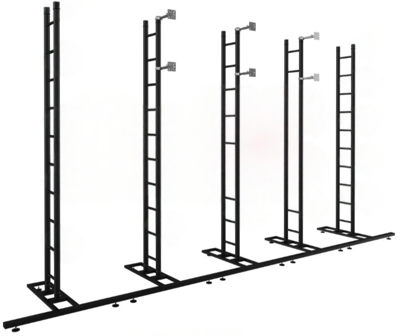 ProX XTP-GSLED5X250BLK LED Display Support Panel Package– 5m(16.4ft)×2.5m(8.2ft)