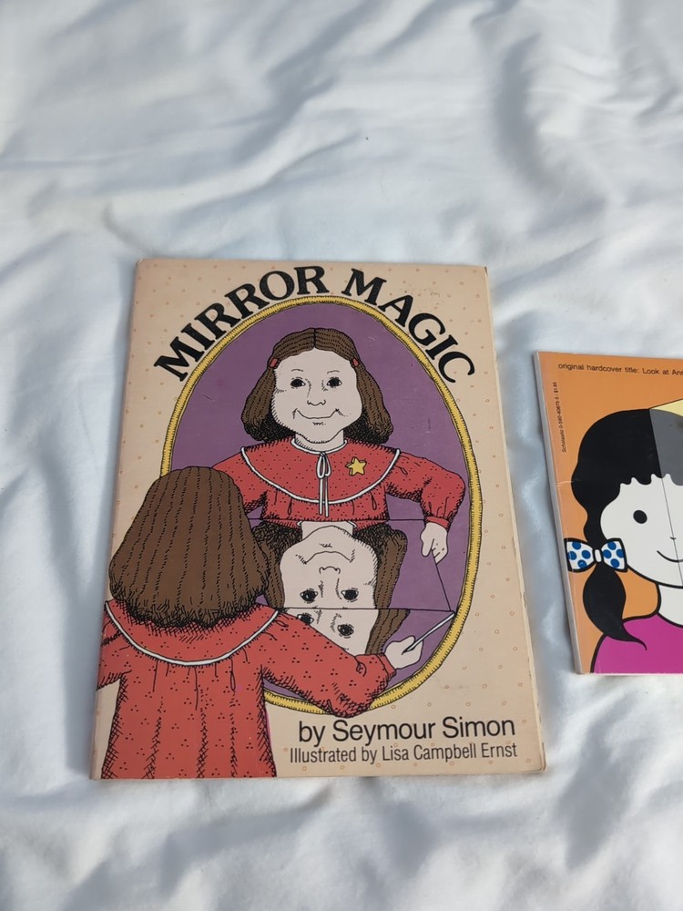 2 Books - Mirror Magic By Seymour Simon Magic Mirror Tricks