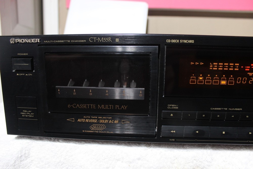 Pioneer CT-M55R 6 Cassette Changer Working