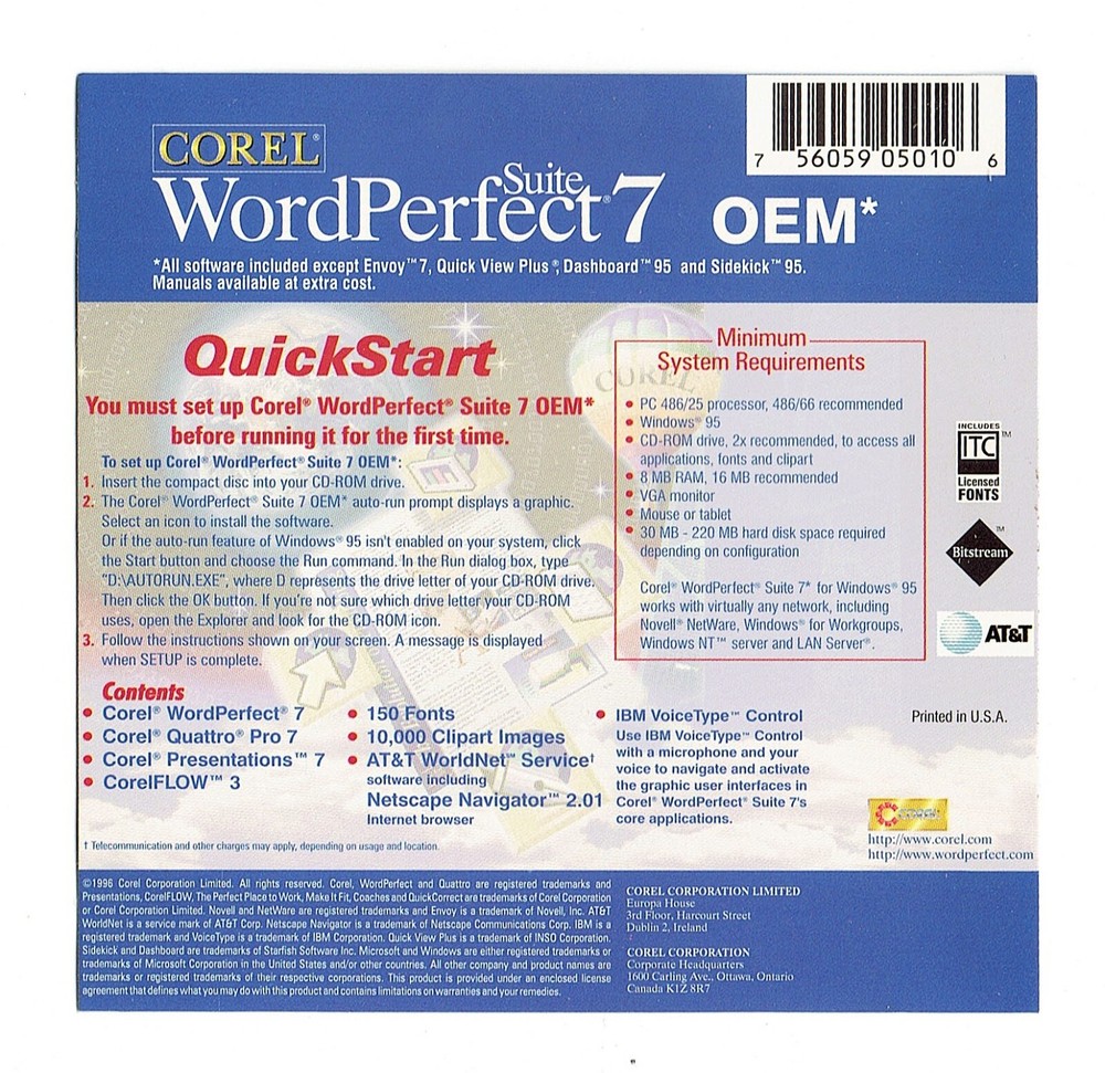 PC Software Early Programs (Variety)