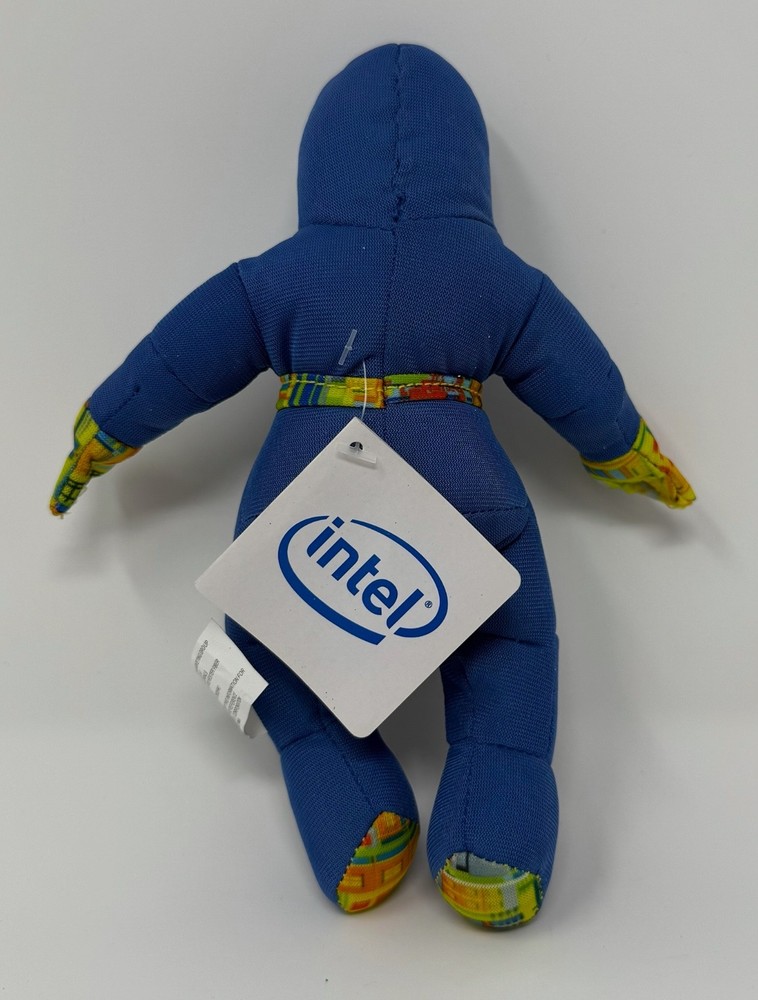 NEW w/ Tags - Intel Blue Spaceman / Bunny People Plush