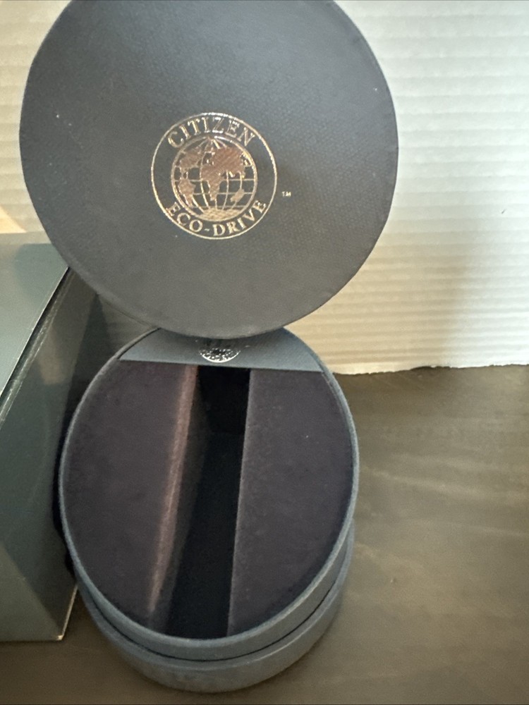 Citizen Eco-Drive Watch Box Display Cylinder Case Outer Box